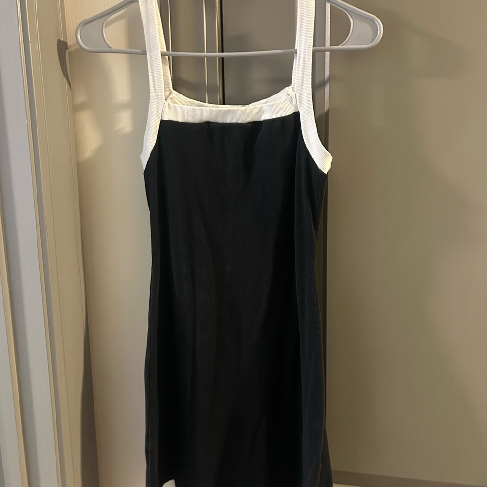 Amazon Black and White Mini Dress